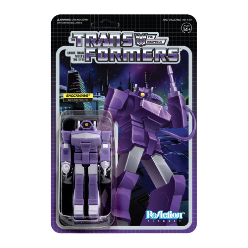 Transformers Wave 2 Shockwave Reaction Figure - Articulated (Retro)