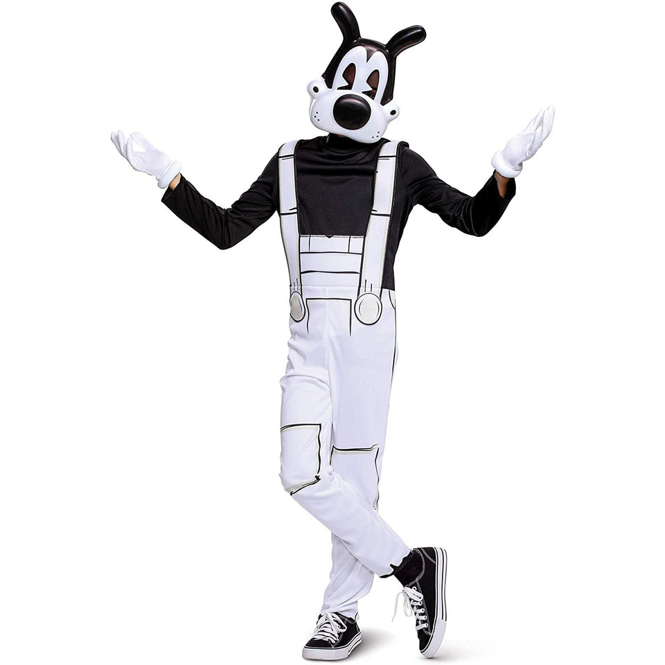 Bendy and the Ink Machine Boris Classic size XL 14/16 Boys Video Game Costume Disguise