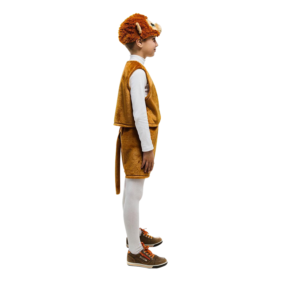 Monkey Jungle Animal Boys Plush Costume Dress-Up Play Kids - X-Small