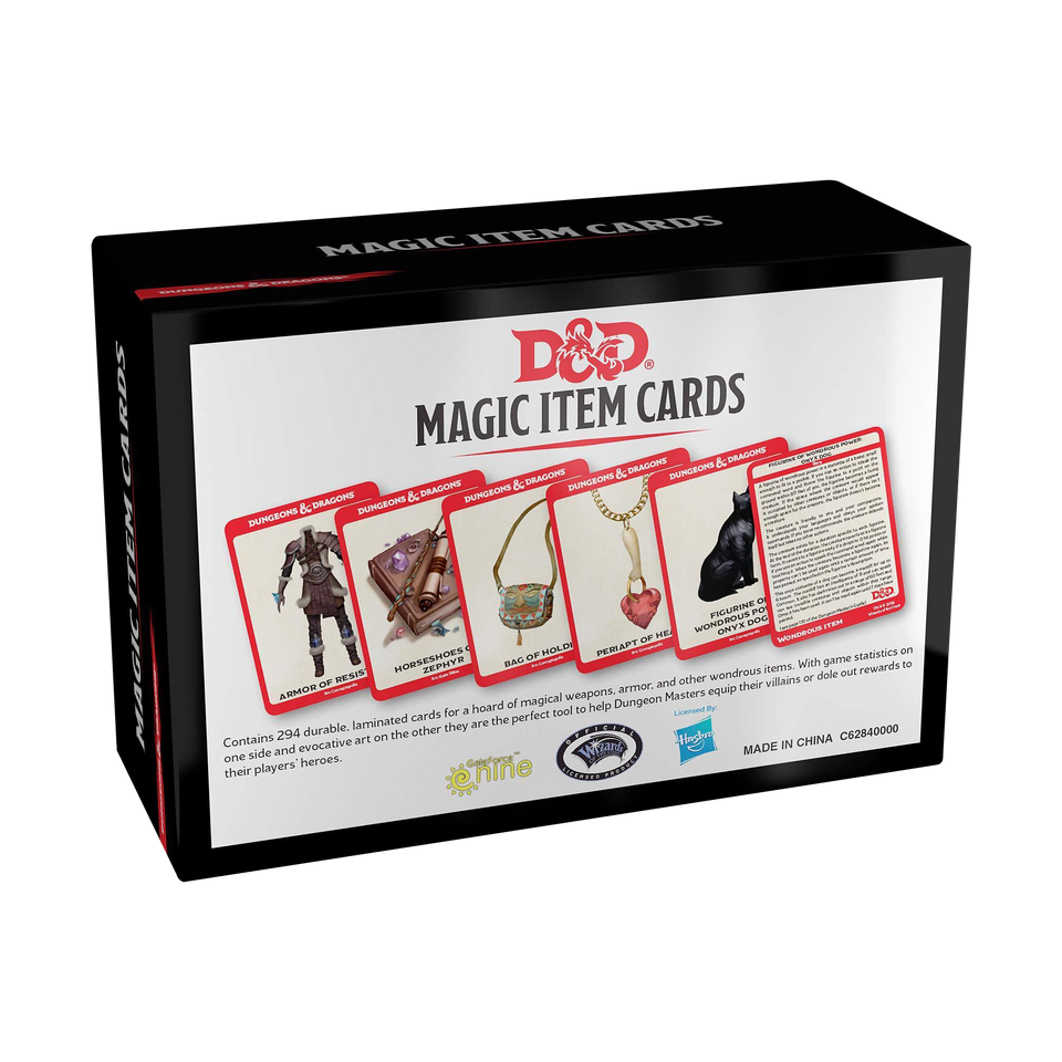 Dungeons & Dragons Spellbook Cards D&D Magic Items Fantasty Strategy Game