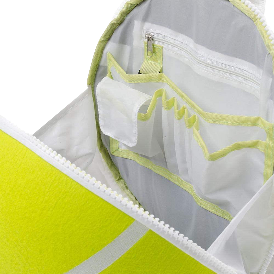 Kids Green Tennis Ball Sport School Backpack Boys Unisex Durable Soft Cleanable Bag Childrens Accessories