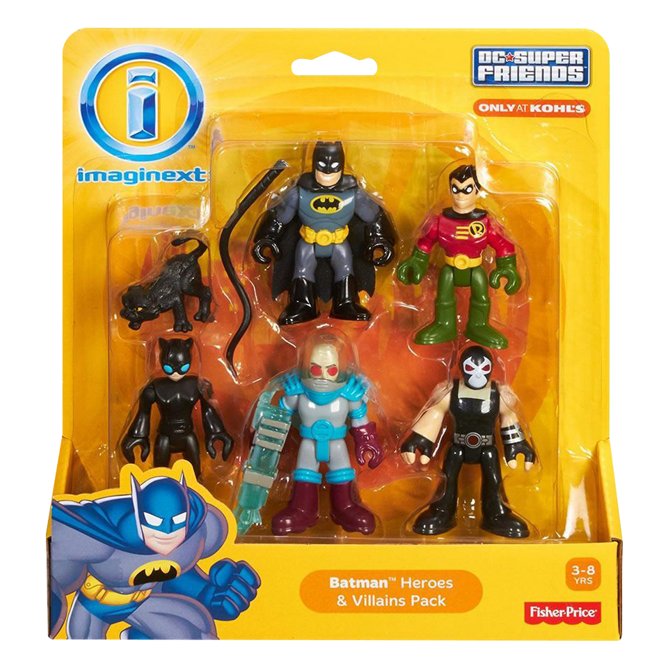 Imaginext DC Super Friends Batman Heroes & Villains Figure Fisher-Price