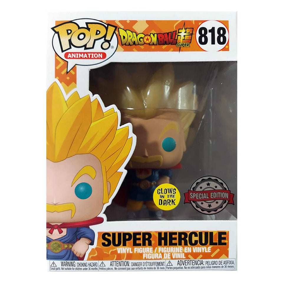 Funko Pop Dragon Ball Super Hercule Special Edition Glow in Dark Figure Animation