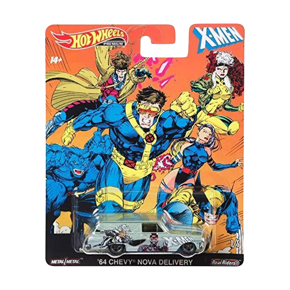 Hot Wheels '64 Chevy Nova Delivery Car X-Men Premium Rider