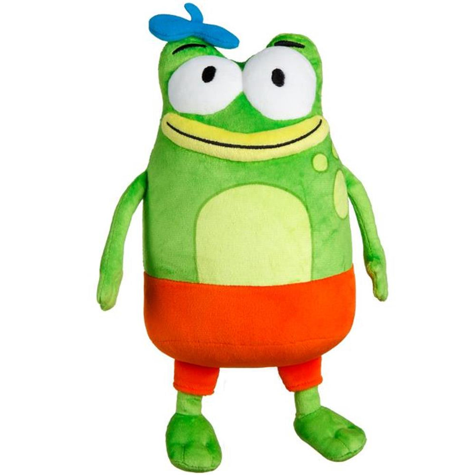 Lets Go Luna! Andy Hopper The Green Frog Plush Doll PBS Kids Cartoon Animated Figure Mighty Mojo