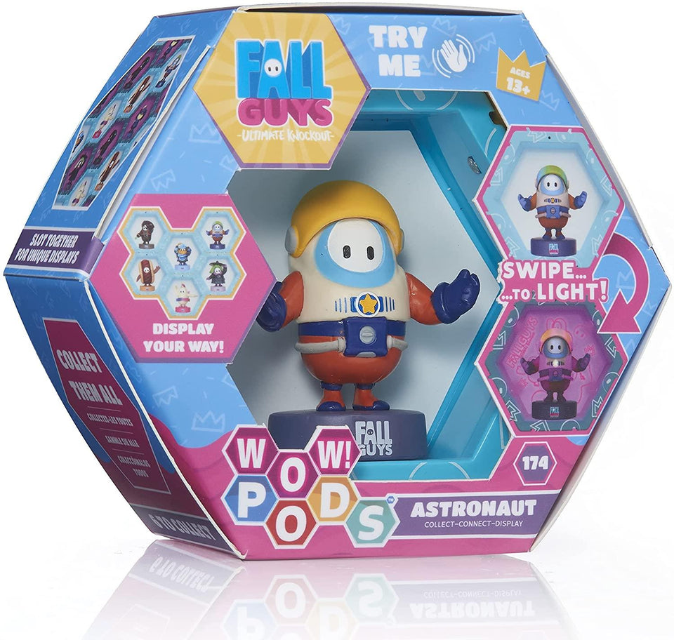 WOW Pods Fall Guys Astronaut Swipe Light-Up Figure Connect for Display