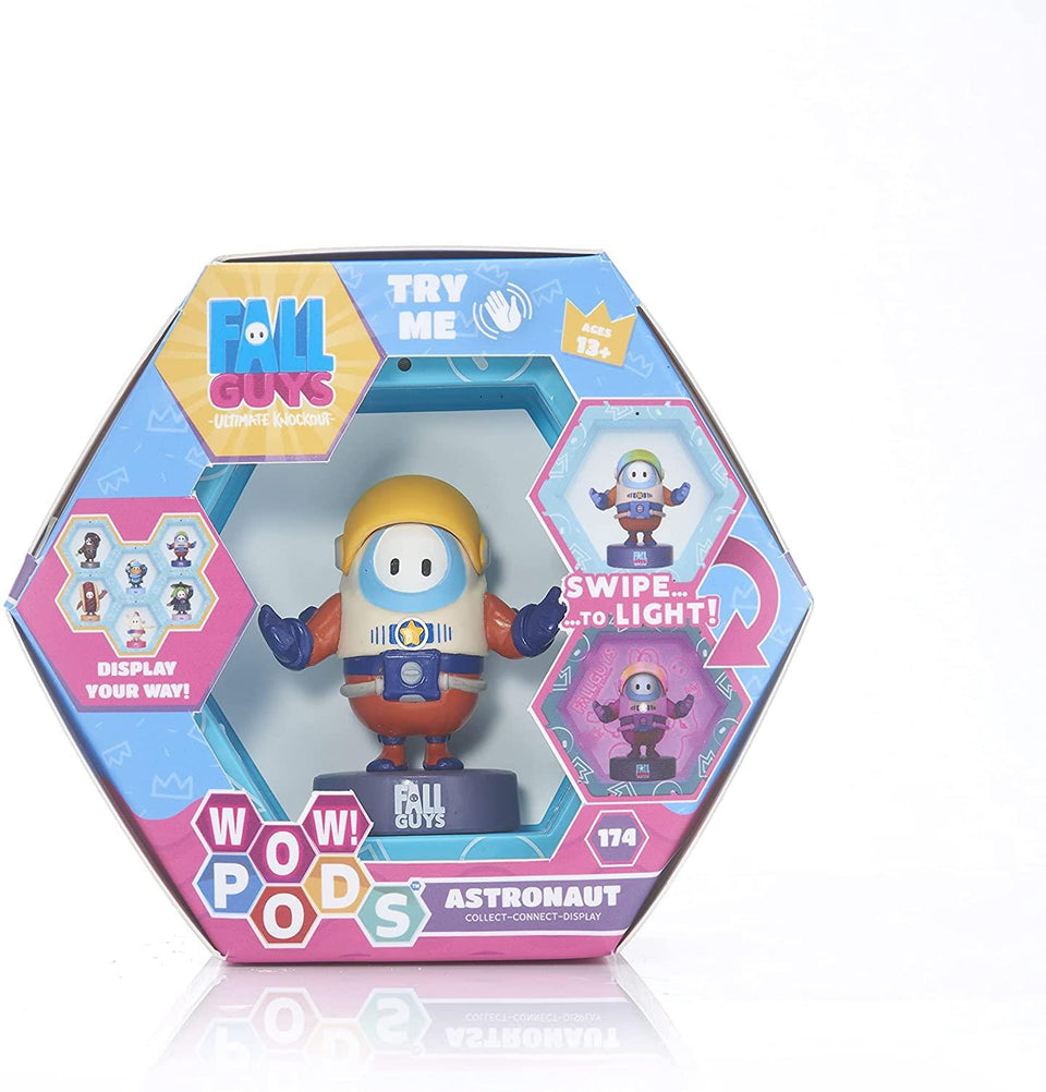WOW Pods Fall Guys Astronaut Swipe Light-Up Figure Connect for Display