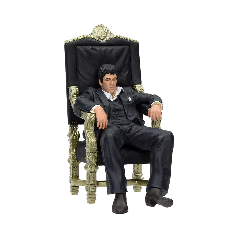 Scarface: Tony Montana Throne Movie Icon Edition Figure Statue SD Toys