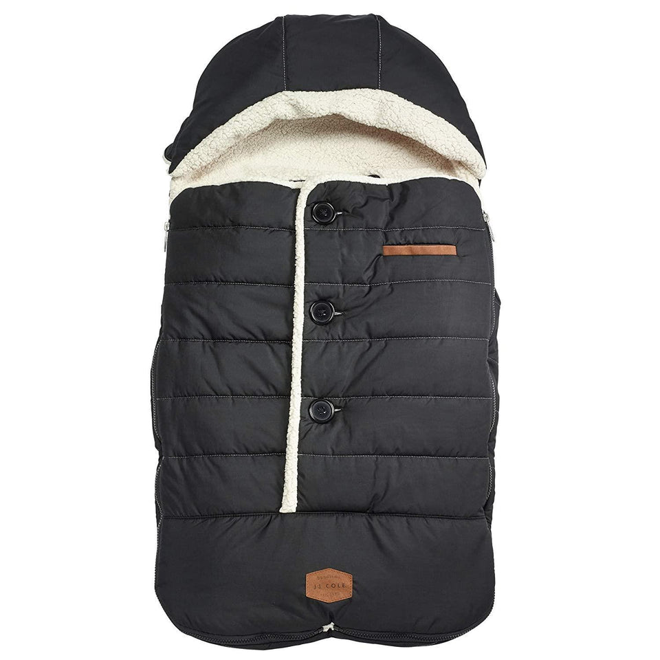 JJ Cole Bundleme Urban Toddler Bunting Bag Black for Car Seat or Stroller J00854