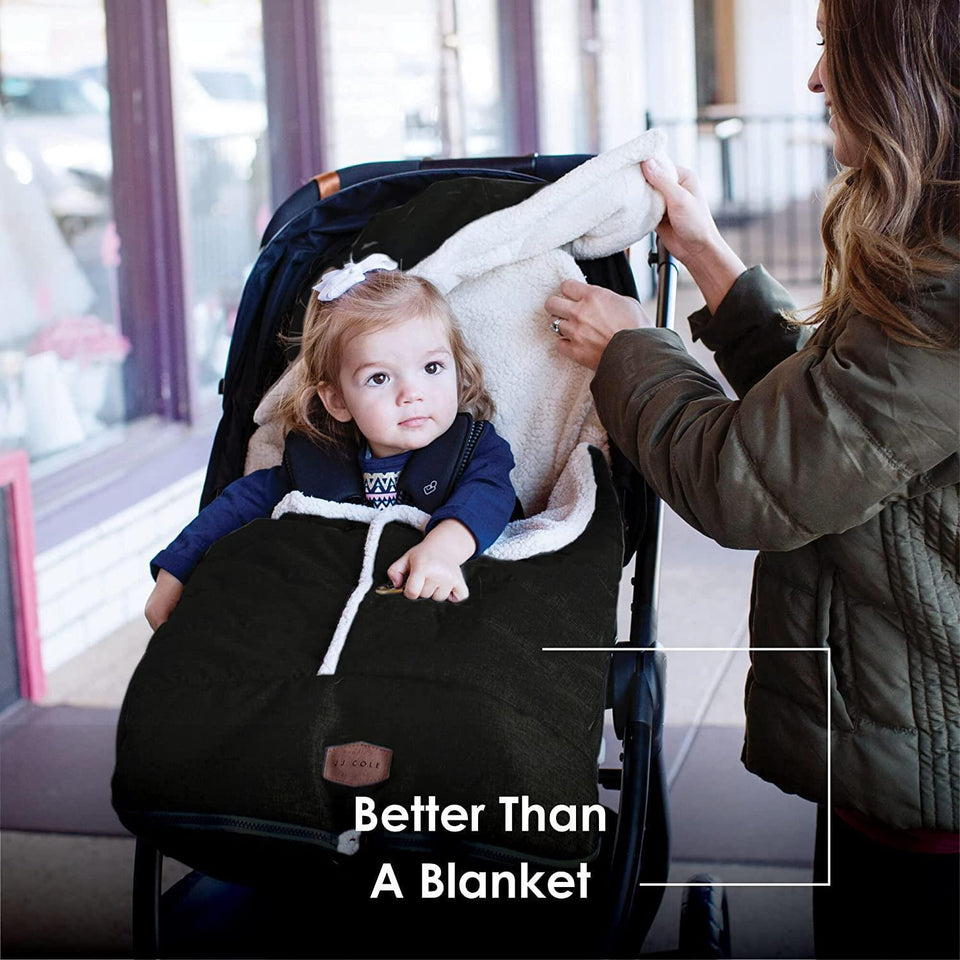 JJ Cole Bundleme Urban Toddler Bunting Bag Black for Car Seat or Stroller J00854