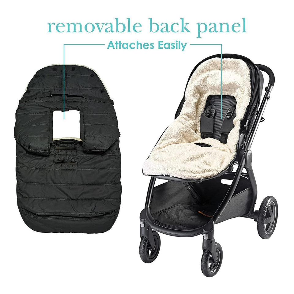 JJ Cole Bundleme Urban Toddler Bunting Bag Black for Car Seat or Stroller J00854