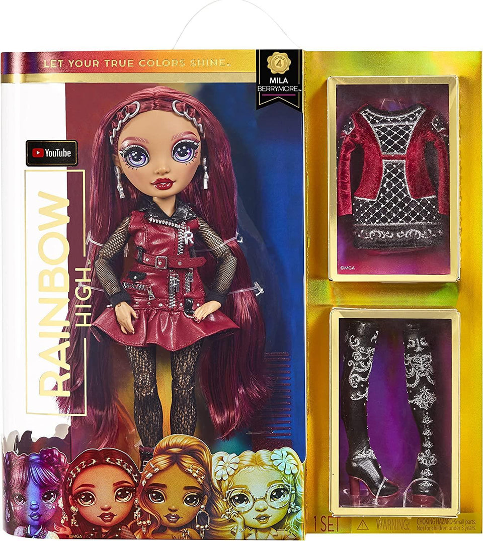 Rainbow High Mila Berrymore CORE S4 Fashion Doll Red Hair 2 Outfits MGA Entertainment