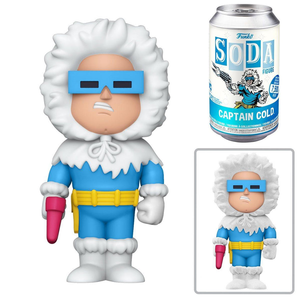 Funko Soda Captain Cold Figure DC Comics Leonard Snart Rogues Thief Villian