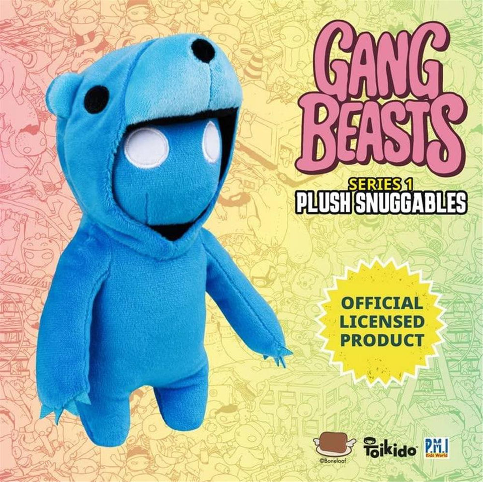 Gang Beasts Blue Bear Costume Plush 8" Gamer Character Soft Doll Figure PMI International