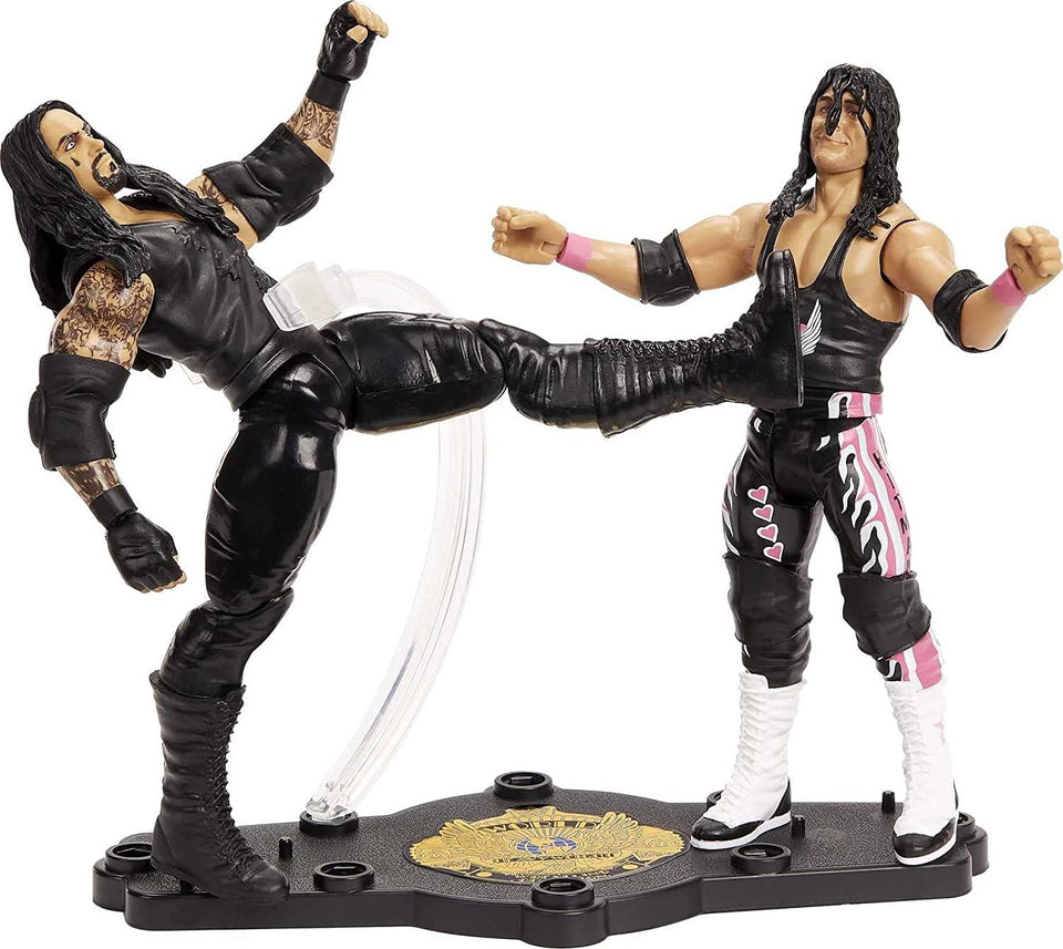 WWE Undertaker vs Bret Hit Man Hart Championship Showdown 90s Wrestlers Mattel