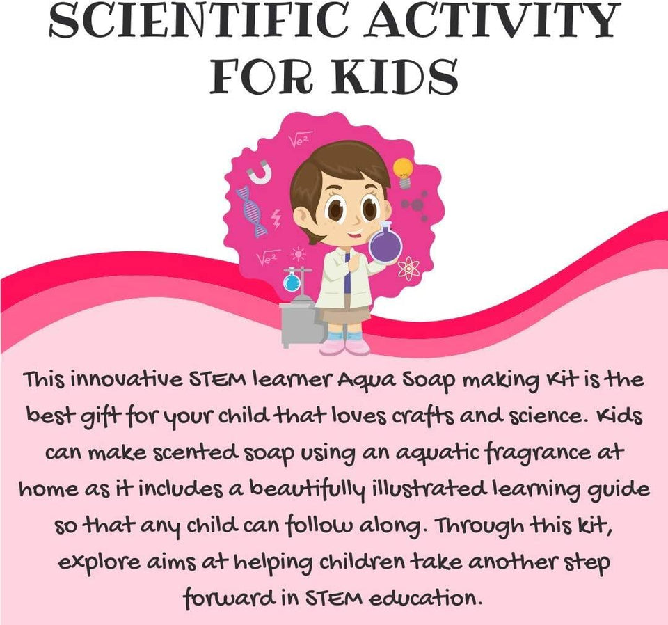 Explore STEM Learning My Aqua Soap Making Lab Education DIY Scientist Set