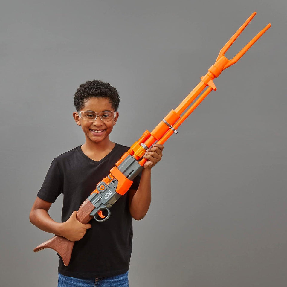NERF Star Wars Amban Phase-Pulse Blaster The Mandalorian 50" Breech Load Scope Hasbro