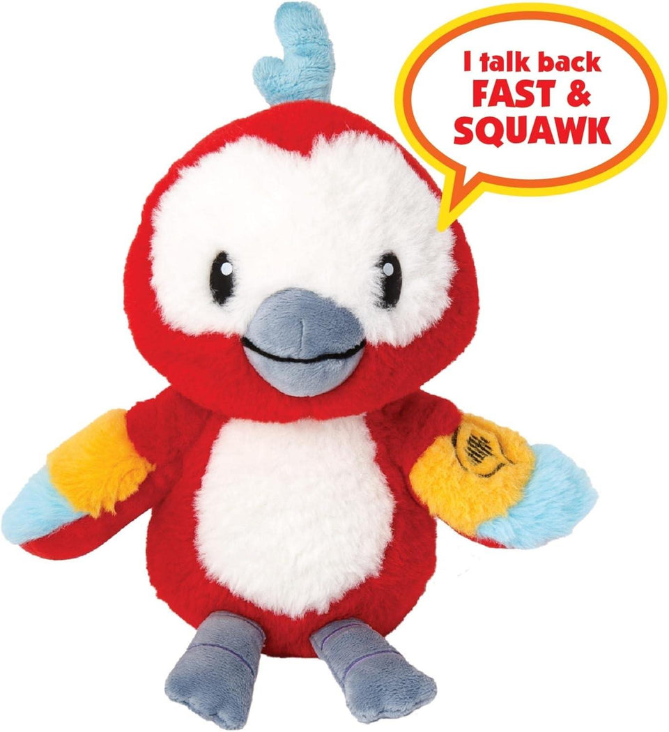 Copy Chats Parrot Plush Talk Back Soft Toy Learning Record Mighty Mojo