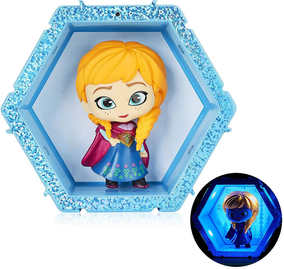 WOW Pods Disney Frozen Anna Princess Swipe to Light Connect Light-Up Figure Collectible
