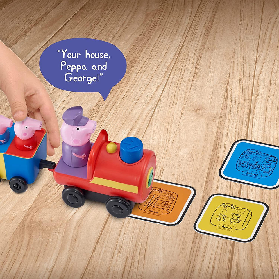Peppa Pig Grandpa Pigs Clever Train Interactive Toy Vehicle Sounds Figures WOW! Stuff