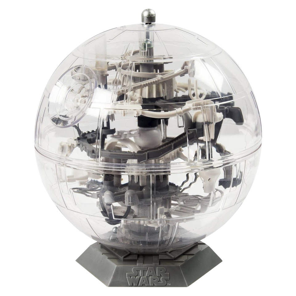 Perplexus Star Wars Death Star 3D Puzzle Ball Brain Teaser Game Sound Light Patch 6026582