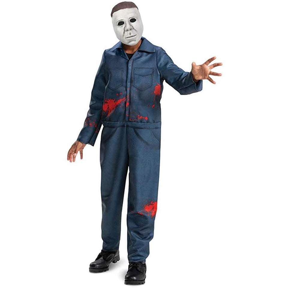 Michael Myers Classic Kids size L 10/12 Movie Outfit Costume Disguise