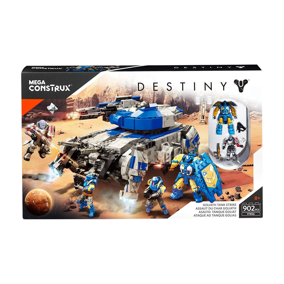 Mega Construx Destiny Edition Goliath Tank Strike Building Set FFB56 902pc Brands