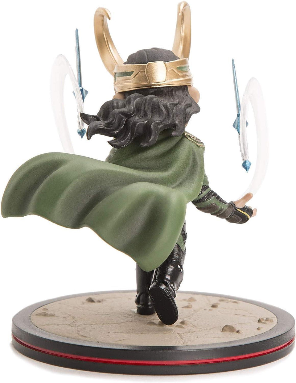 Loki Q-Fig Thor Ragnarok Figure Marvel Avengers Twin Daggers Horned Helmet Quantum Mechanix