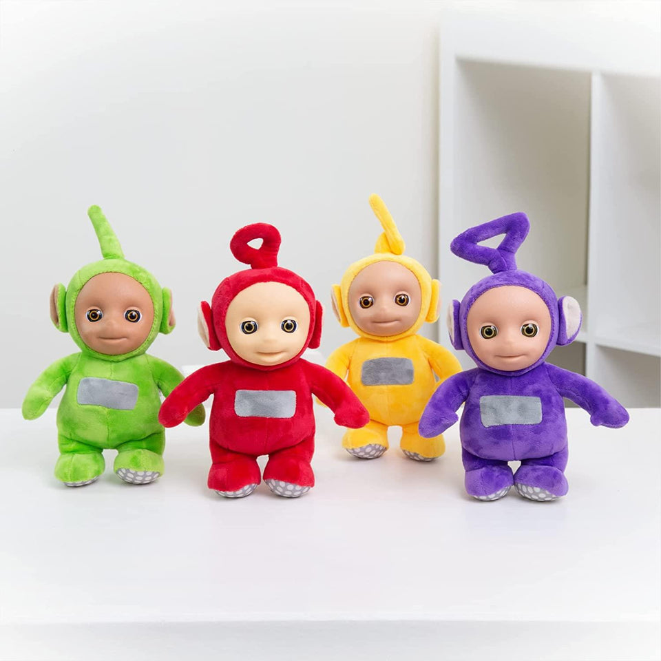 Teletubbies Talking Plush 4pk Po Laa Laa Dipsy Tinky Winky 11" Doll Set Figure Mighty Mojo