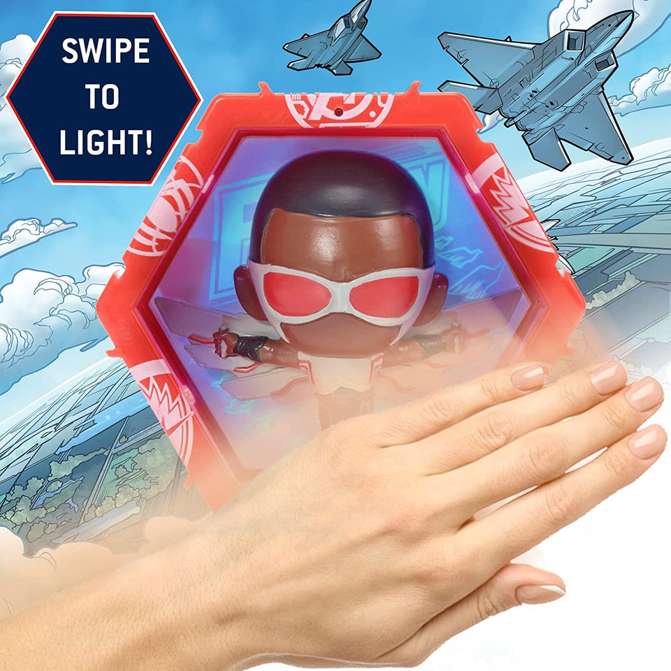 WOW Pods Falcon Light-Up Figure Avengers Collection Marvel Superhero MCU WOW! Stuff