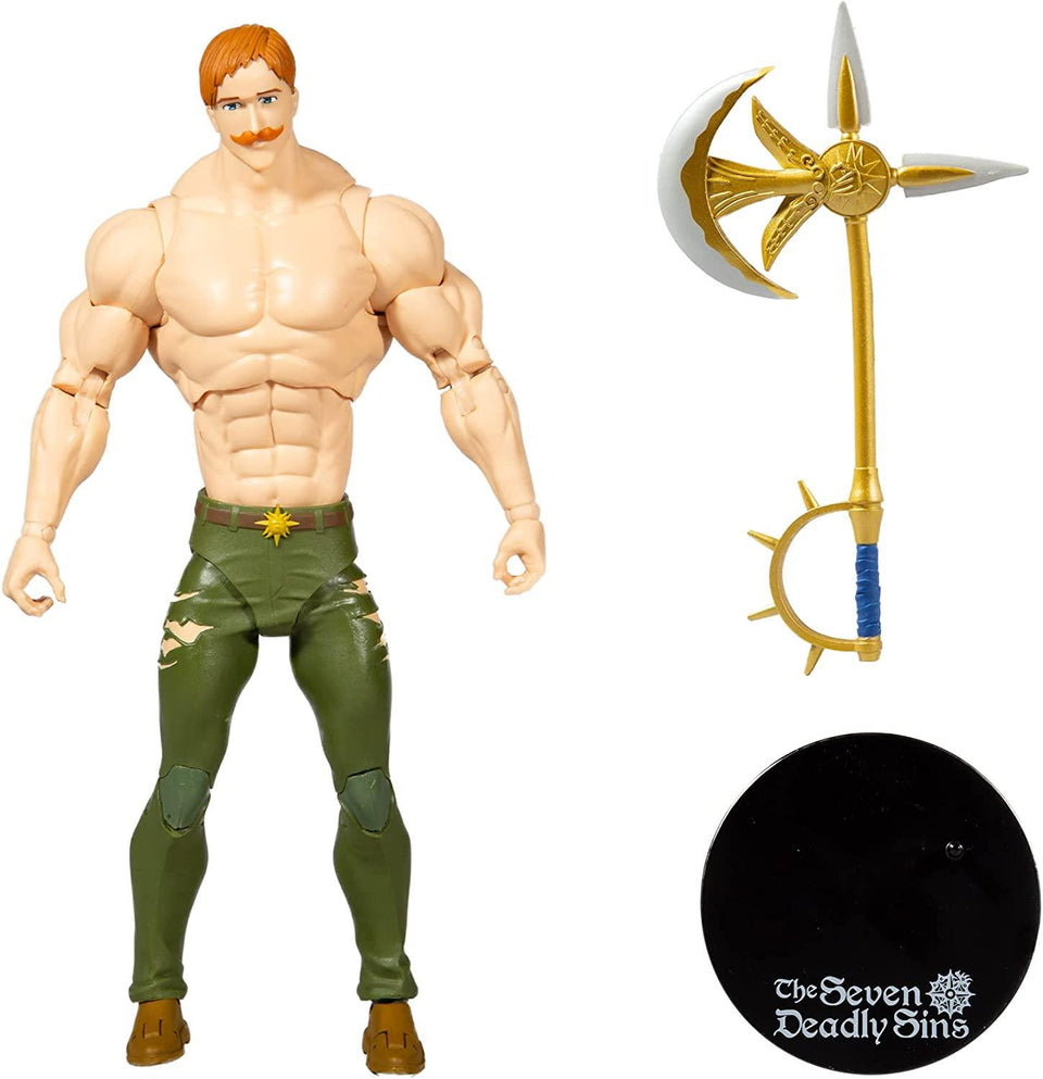 Escanor The Seven Deadly Sins Axe Anime Moving Parts Action Figure McFarlane Toys