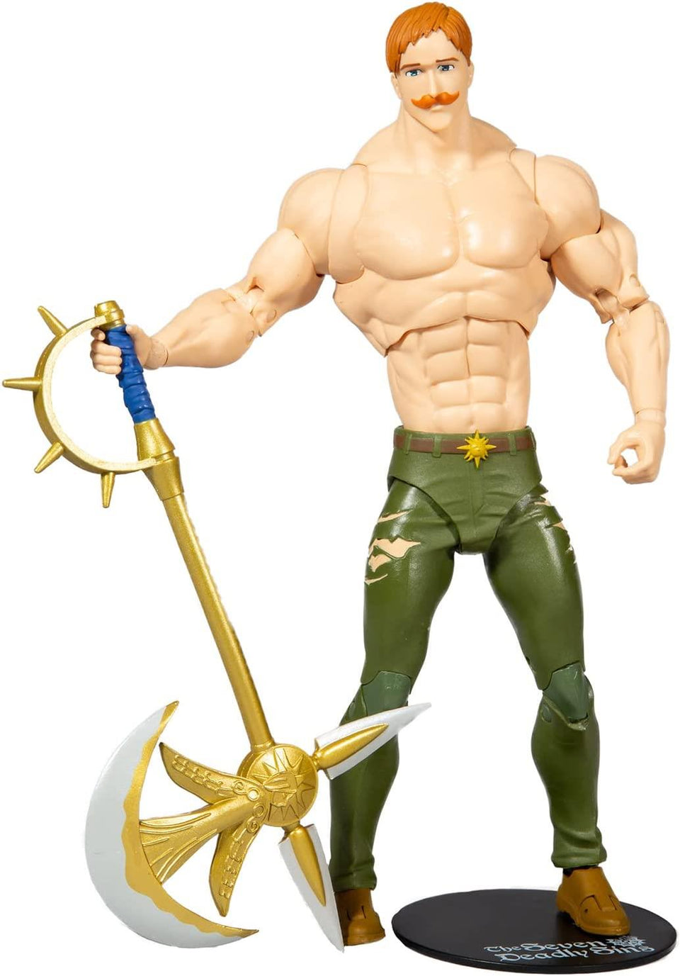 Escanor The Seven Deadly Sins Axe Anime Moving Parts Action Figure McFarlane Toys