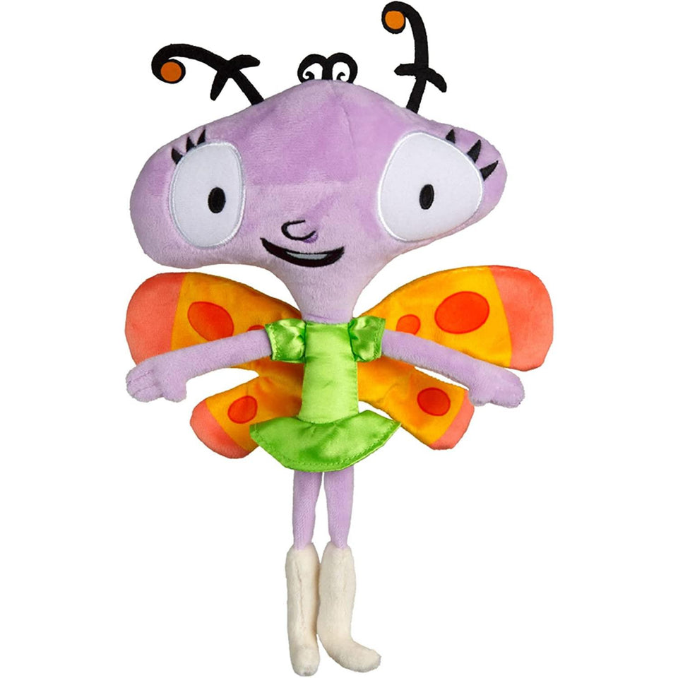 Let's Go Luna Carmen Mariposa 11" Plush Doll Mexican Butterfly PBS Cartoon Character Mighty Mojo