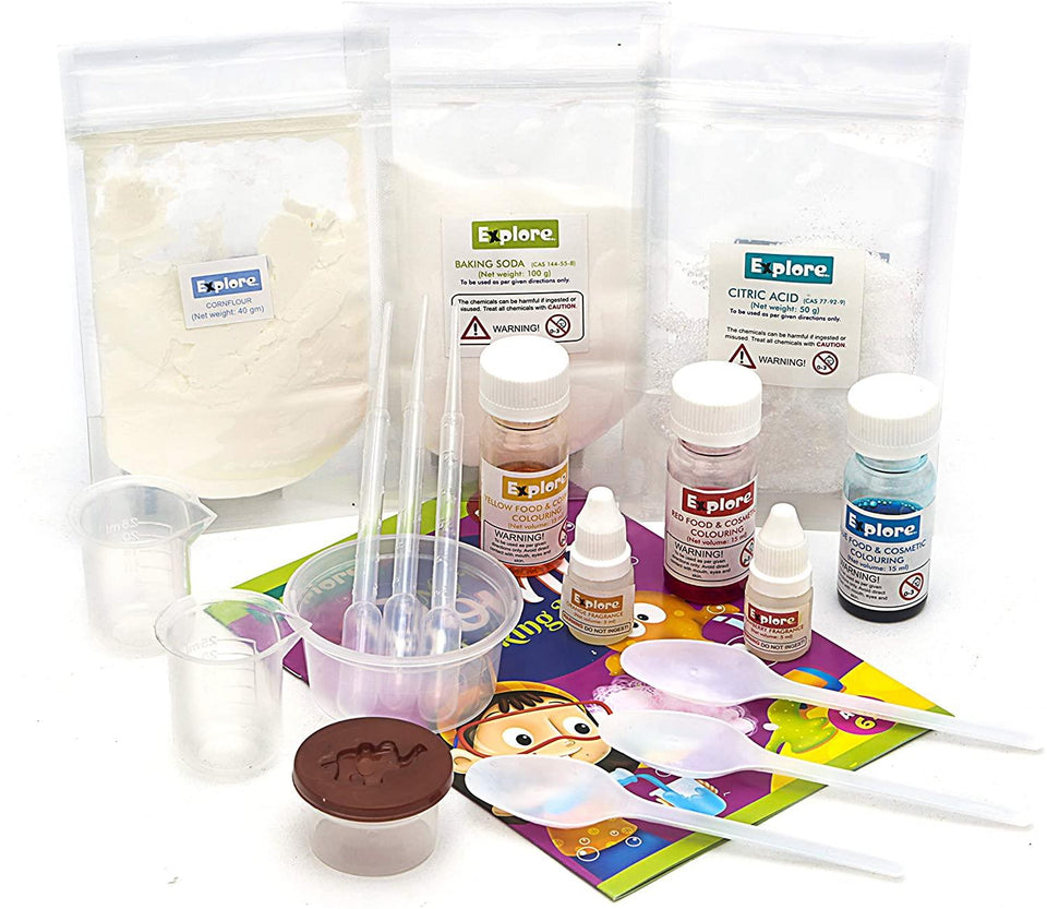 Explore STEM Learner My Bath Bombs Making Lab Science Kit Mighty Mojo