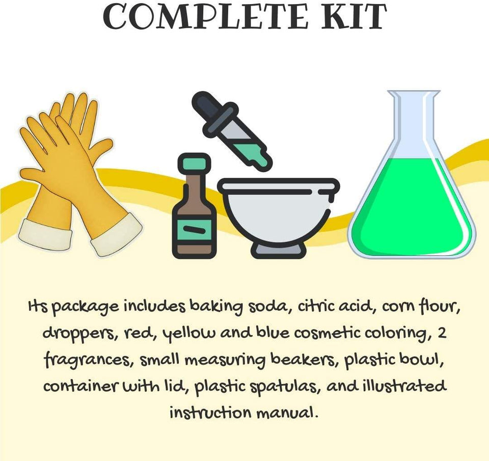 Explore STEM Learner My Bath Bombs Making Lab Science Kit Mighty Mojo