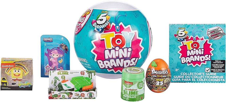 Zuru 5 Surprise Mini Shopping & Toy Brands 4pk Capsule Miniature