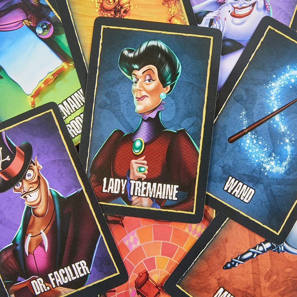 Clue Disney Villains Edition Board Game Ursula Gaston Jafar Movie Characters Hasbro