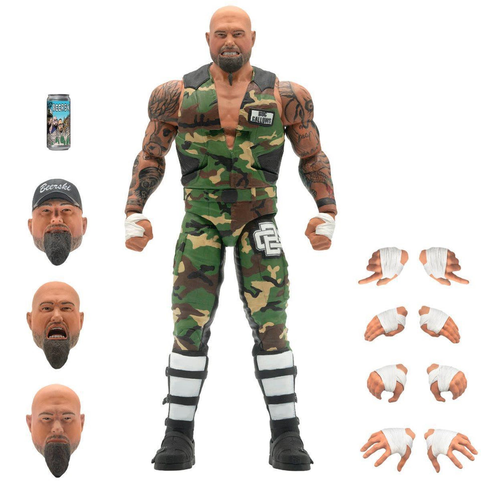 Good Brothers Doc Gallows Impact! Wrestling Beerski Tag Champion Figure Super7