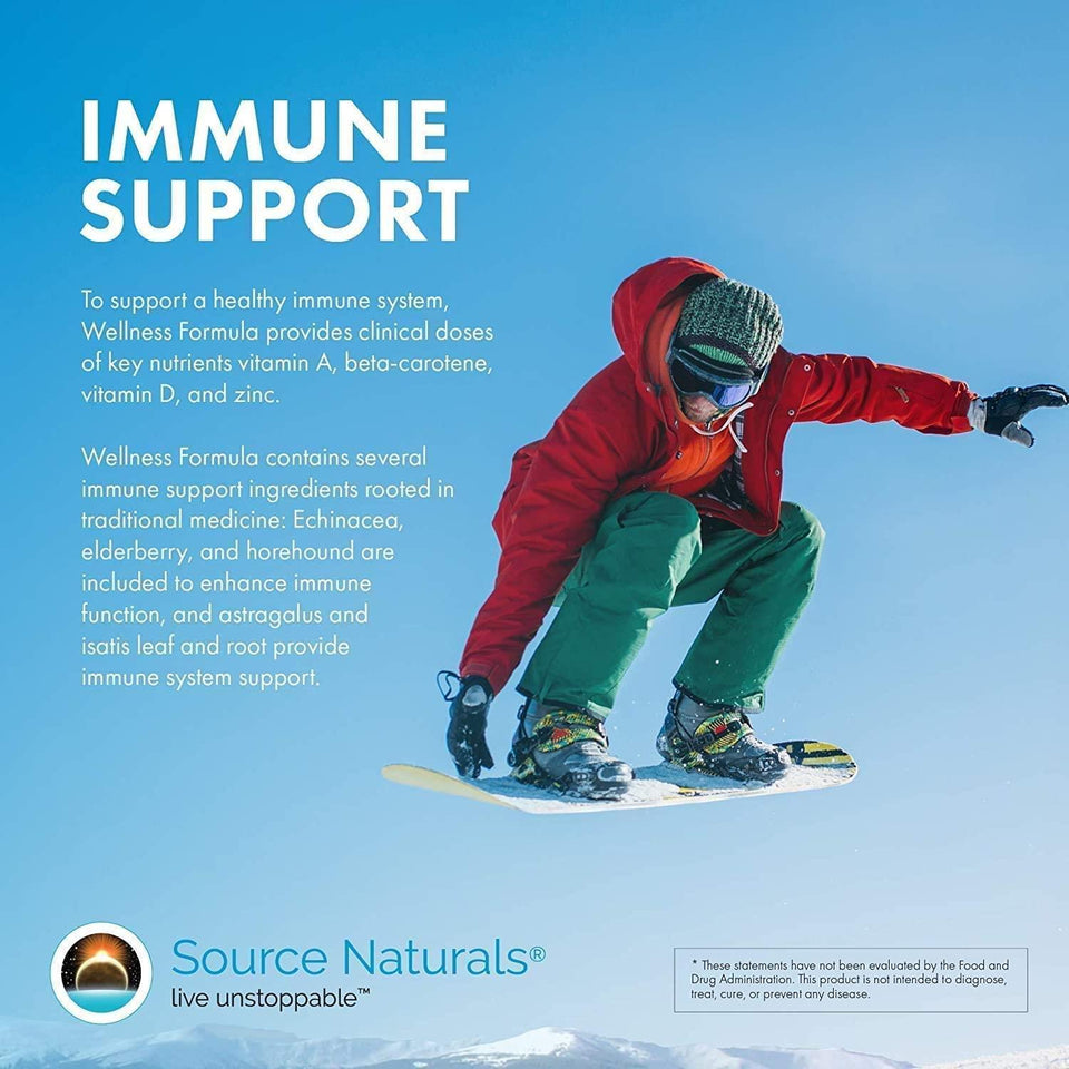 Source Naturals Wellness Formula Bio-Aligned 240ct Daily Immunity Support