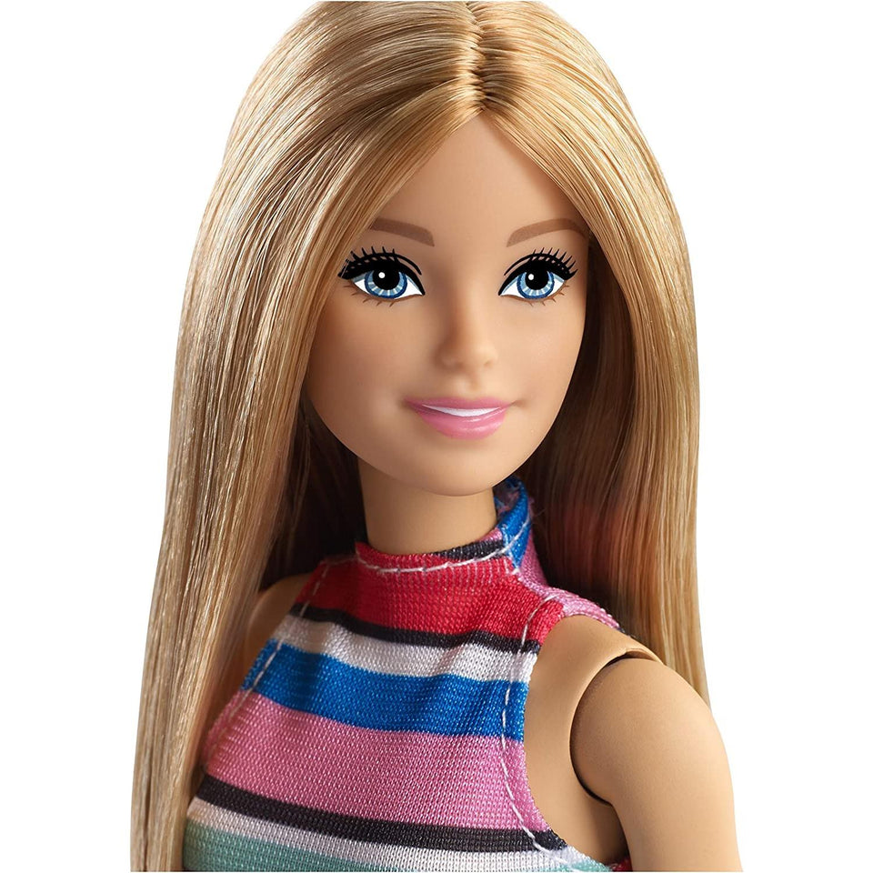 Barbie Blonde Fashionistas Doll & Accessories Mix Match Shoes Bags Mattel