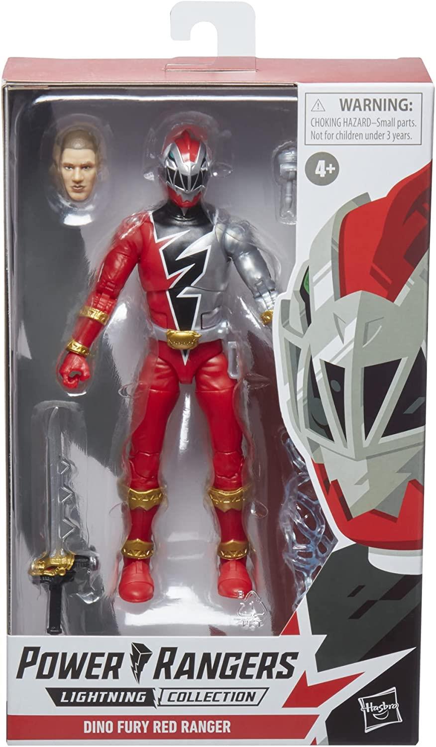 Power Rangers Dino Fury Red Ranger Lightning Collection 6" Figure Hasbro