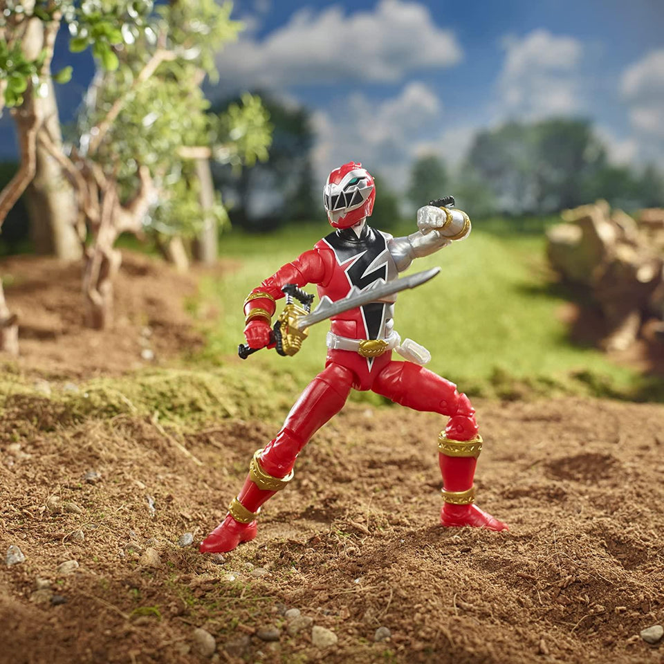 Power Rangers Dino Fury Red Ranger Lightning Collection 6" Figure Hasbro