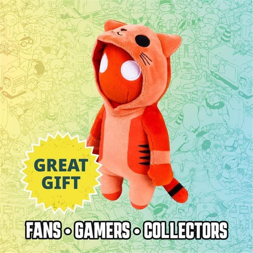 Gang Beasts Red Cat Costume Plush 8" Gamer Character Soft Doll Figure PMI International