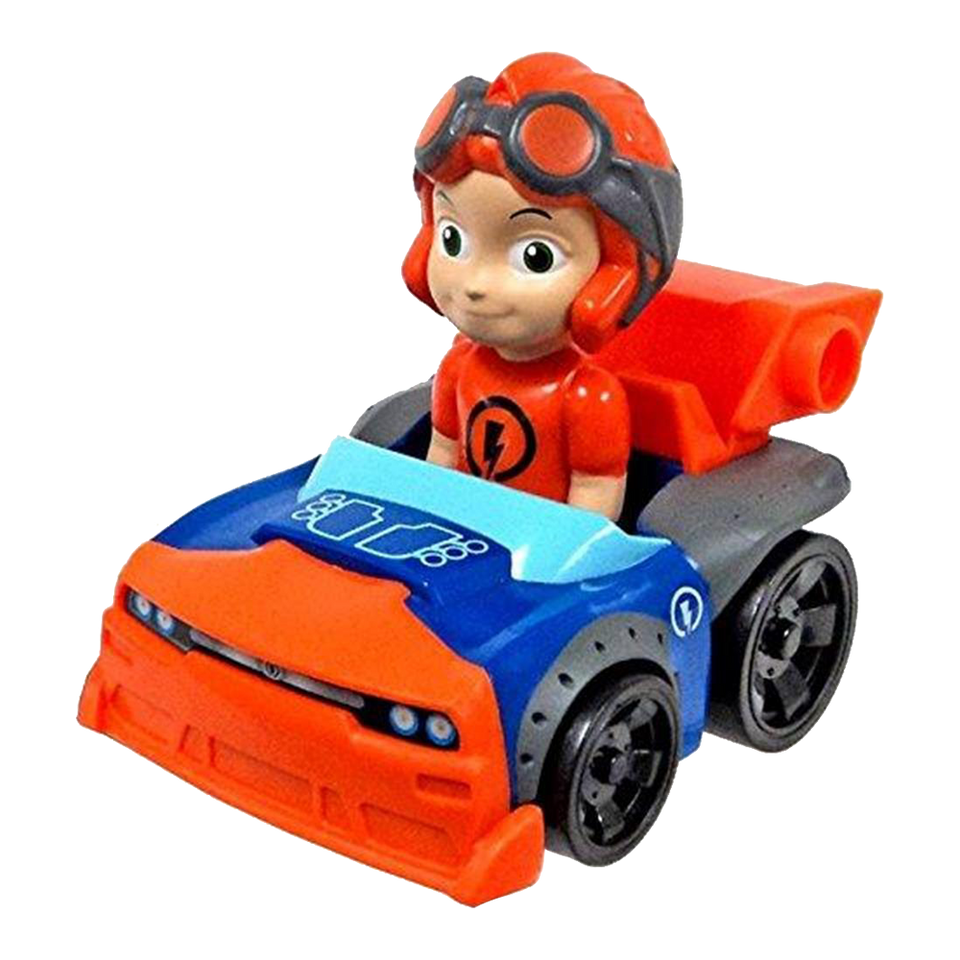 Nickelodeon Rivets Rusty Racer Orange Car