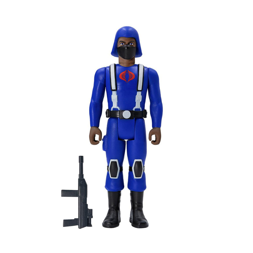 G.I. Joe Cobra Trooper Y-Back African American Infantry Soldier Figure Super7