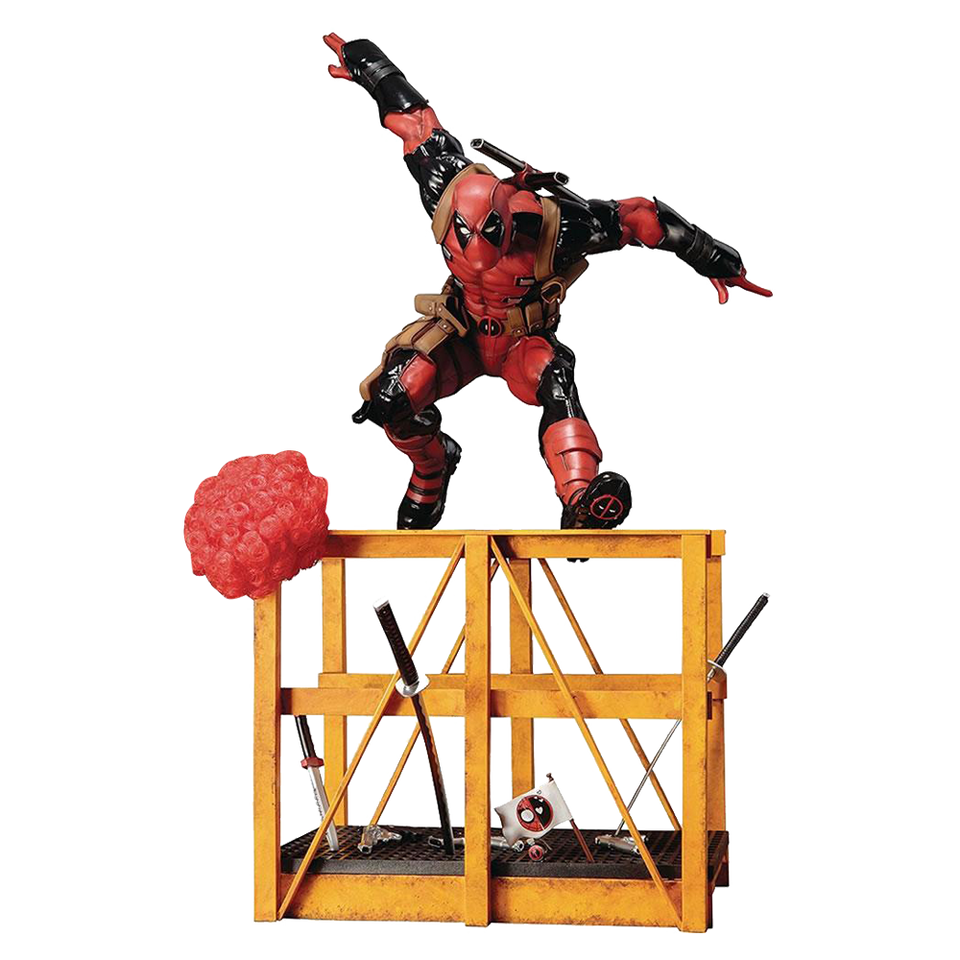 Kotobukiya Marvel Now! Super Deadpool ArtFX+ Statue w/Accessories Collectible Figure OCT162924