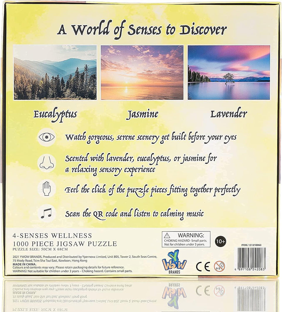 Jasmine Scented Mindfulness 1000pc Sensory Jigsaw Puzzle 20x27" YWOW