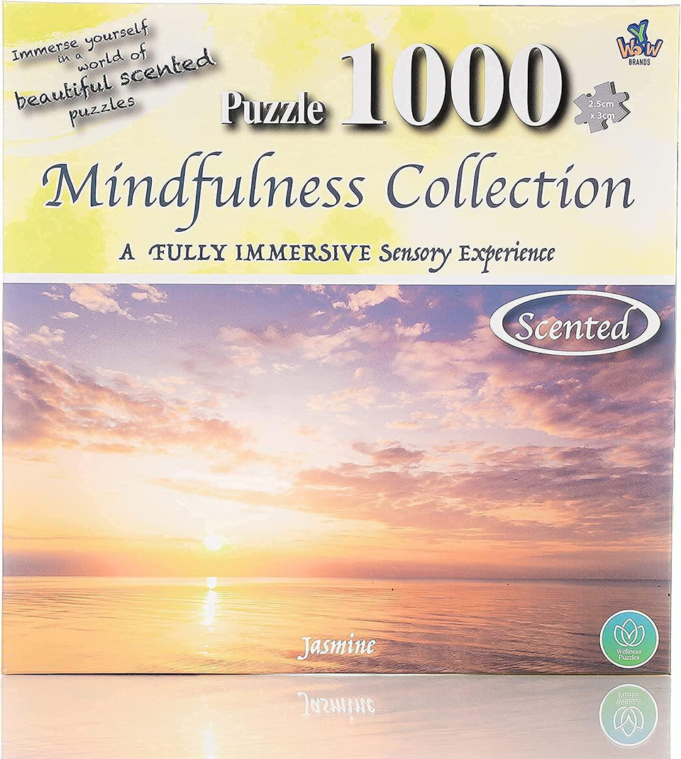 Jasmine Scented Mindfulness 1000pc Sensory Jigsaw Puzzle 20x27" YWOW