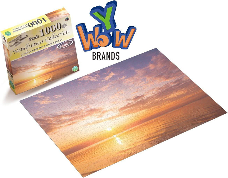 Jasmine Scented Mindfulness 1000pc Sensory Jigsaw Puzzle 20x27" YWOW