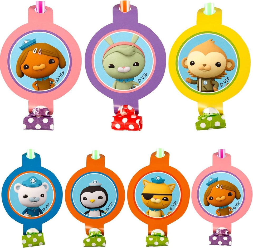 Octonauts 10ct Character Party Blower Kids TV Show Themed Favors Mighty Mojo